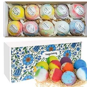 10 piece Bath Bomb Boxed Gift Set NWT